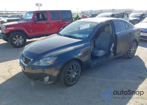 2006 Lexus Is 250 z USA, uszkodzony, nr VIN JTHBK262062014483